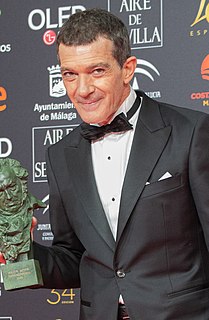 Antonio Banderas Spanish actor, musician, producer and director (born 1960)