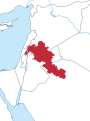 Location of the Harrat al-Sham