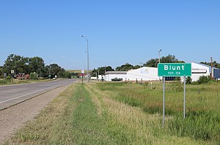 <span class="mw-page-title-main">Blunt, South Dakota</span> City in South Dakota, United States