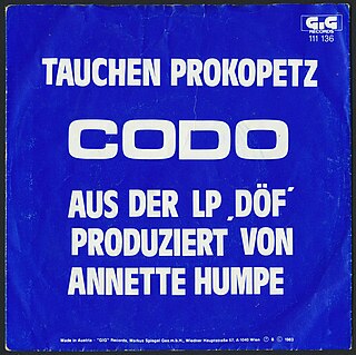 <span class="mw-page-title-main">Codo (song)</span> 1983 single by Deutsch-Österreichisches Feingefühl