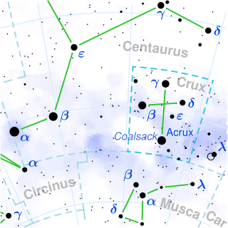 <span class="mw-page-title-main">DS Crucis</span> Star in the constellation Crux