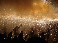 caption=Correfocs in Tarragona