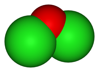 <span class="mw-page-title-main">Dichlorine monoxide</span> Chemical compound