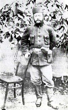 Ehsanollah Khan Dustdar, leader of the early Iranian anarchist movement. Doostdar Ehsanullah1.jpg