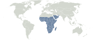 Afrotropical realm One of Earths eight biogeographic realms