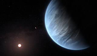 K2-18b Exoplanet orbiting the red dwarf K2-18