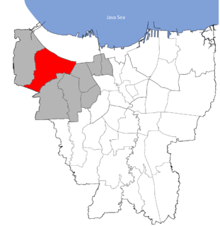 Cengkareng District in DKI Jakarta, Indonesia