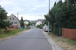 Houses by the road