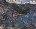 Lovis Corinth, Walchensee im Herbst (Sammlung Leo Lewin und Ismar Littmann).