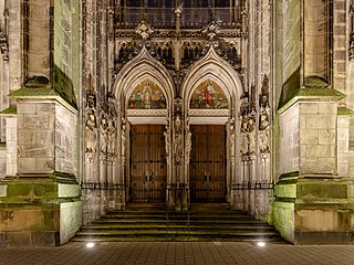 Münster, St.-Lamberti-Kirche, Westportal (2021)