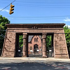 Grove St Cemetery Gate.