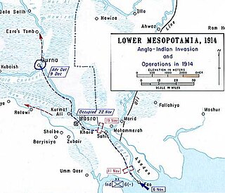 <span class="mw-page-title-main">Battle of Basra (1914)</span> WWI battle in Iraq (British vs Ottoman)