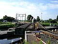 De draaibrug nabij Meppel.