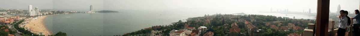 Panorama van de stad Qingdao