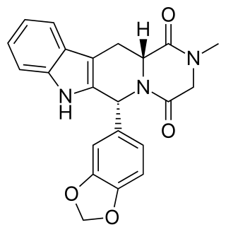 <span class="mw-page-title-main">Tadalafil</span> Medication used to treat erectile dysfunction