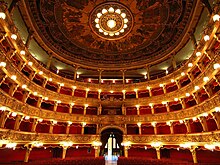 La sala del Teatro Carignano