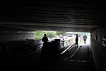 Thumbnail for File:Traffic jam under Alan Turing Way - geograph.org.uk - 3592991.jpg