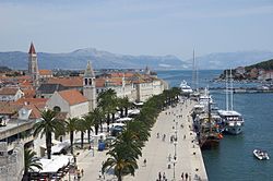 Trogir, Croatia was used as the filming location for 16th-century Venice. Trogir3.jpg