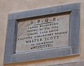 Walter Scott plaque, Rome, Italy