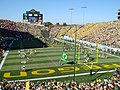 The Oregon Ducks take the field