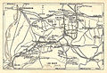 map 1921, Rhône River, Les Baux-de-Provence, Alpilles