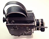 Bolex 16 mm camera Bolex 16mm spring.jpg