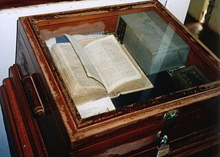 <i>Bounty</i> Bible Bible thought to have been used on HMS Bounty