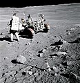 Original-Apollo-16-Aufnahme ohne Fusseln oder Buchstaben