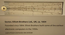 Elliott Brothers Sector. Elliott Sector.jpg