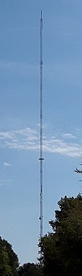 KETK's transmitter tower, located in unincorporated Cherokee County KETK broadcast tower.jpg