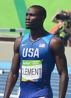 Kerron Clement American track and field athlete