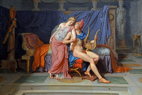 Les Amours de Pâris et d'Hélène, Jacques-Louis David, 1788.