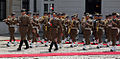 The regimental military band