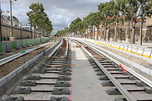 Dwarslêers onder spoor