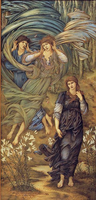 <i>Sponsa de Libano</i> 1891 painting by Edward Burne-Jones