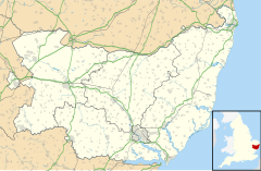 Theberton is located in Suffolk