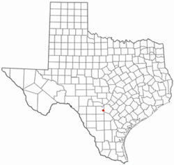 Location of Castroville, Texas