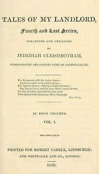 <i>Castle Dangerous</i> 1831 novel by Walter Scott