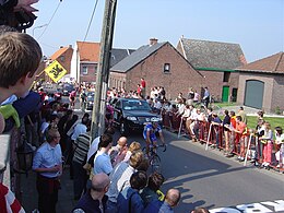 Tenbosse street in Nederbrakel during the 2005 Tour of Flanders Tenbosse.jpg