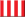 630px seven vertical stripes HEX-ED1C24 and White