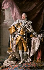 Gambar mini seharga George III dari Britania Raya