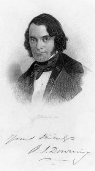 <span class="mw-page-title-main">Andrew Jackson Downing</span> American landscape designer & horticulturalist