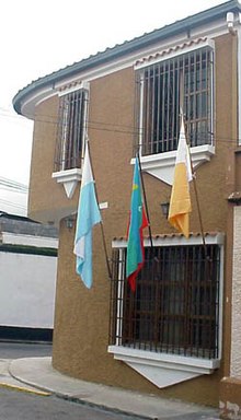 Banderas de La Virgen de Consolación de Táriba