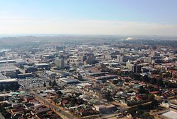 Lugfoto van Benoni se sakekern