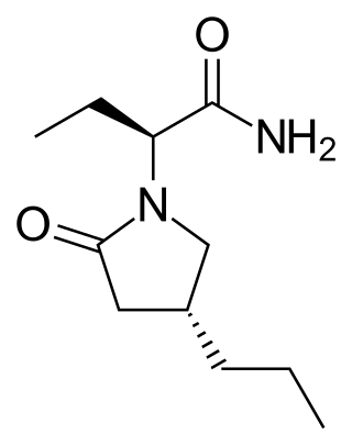 <span class="mw-page-title-main">Brivaracetam</span> Medication used to treat seizures