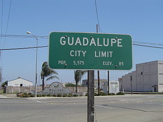 <span class="mw-page-title-main">Guadalupe, California</span> City in California, United States