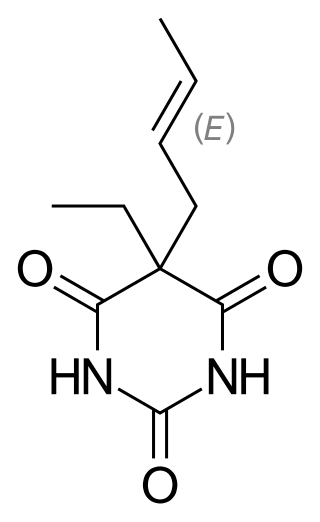 <span class="mw-page-title-main">Crotylbarbital</span> Chemical compound