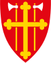 Norjan kirkon vaakuna.