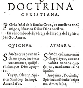 Doctrina Christiana Lima 1584 Santa Cruzpa vnanchanraycu Quechua-Aymara.png