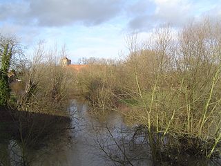 River Thame river in Southern England